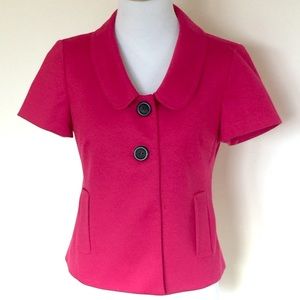 Pink Cropped LOFT jacket size 2 Petite